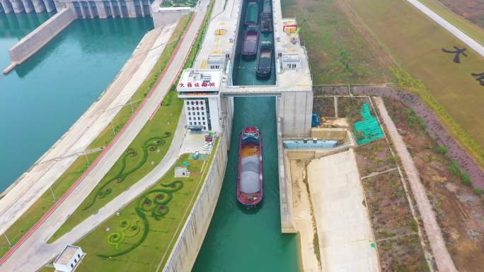 大藤峡水利枢纽 水电站 4K航拍 多景别