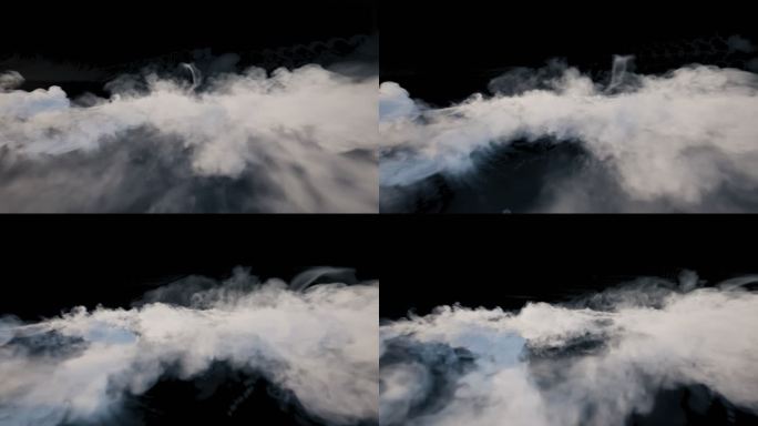 4k大气云海体积云