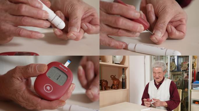 高血糖糖尿病人测血糖 血糖仪