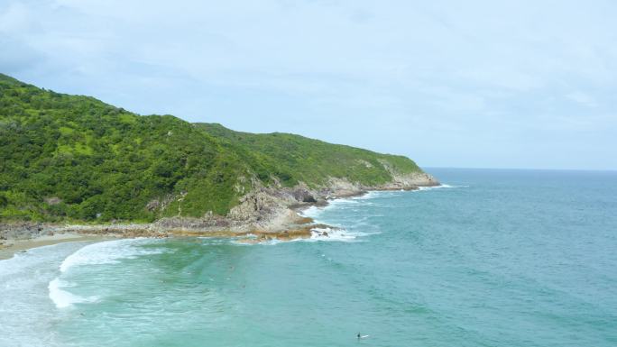 海浪 大海 海边 海水风景 深圳东涌海边