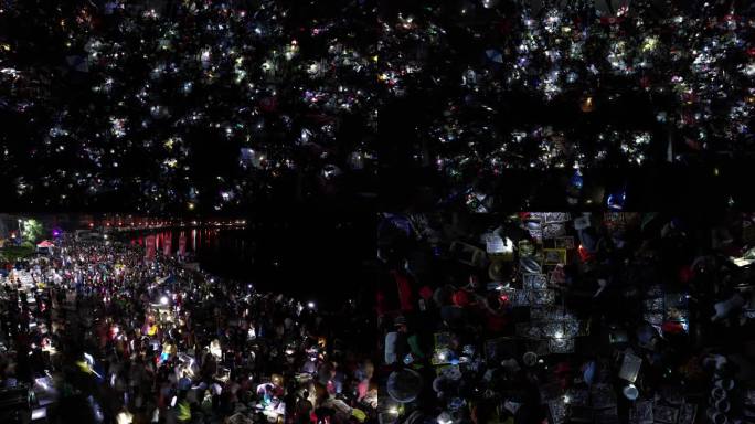 湛江凌晨渔港海鲜市场 天光夜市