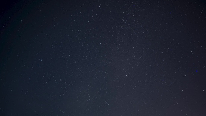 星空 夜晚 起雾 延时