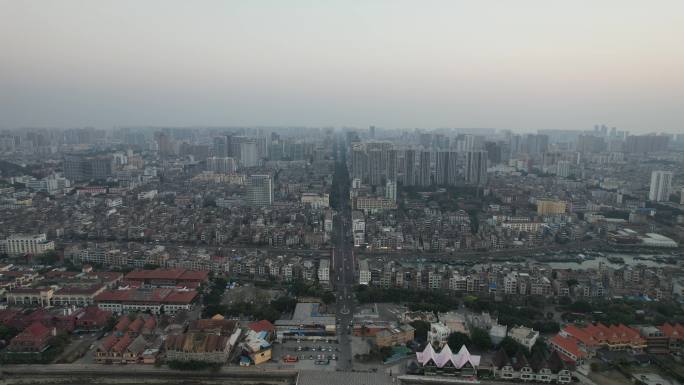 广东北海城市风光城市大景航拍