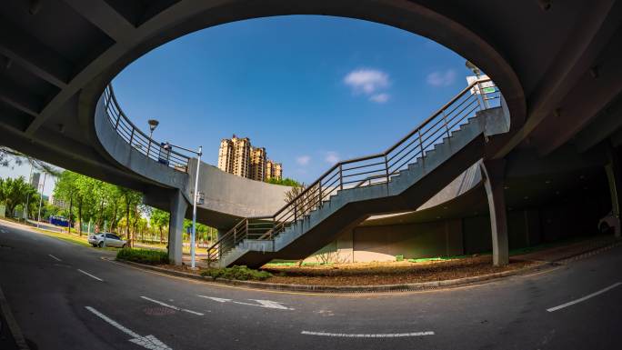 惠州金山湖游泳馆鱼眼延时-4K