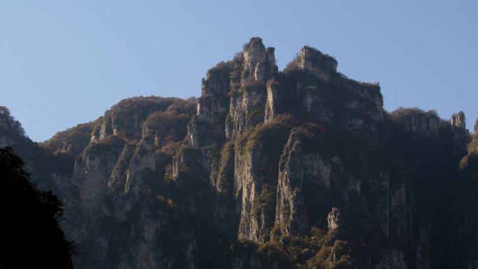 6K林州太行山贤麻沟山峰