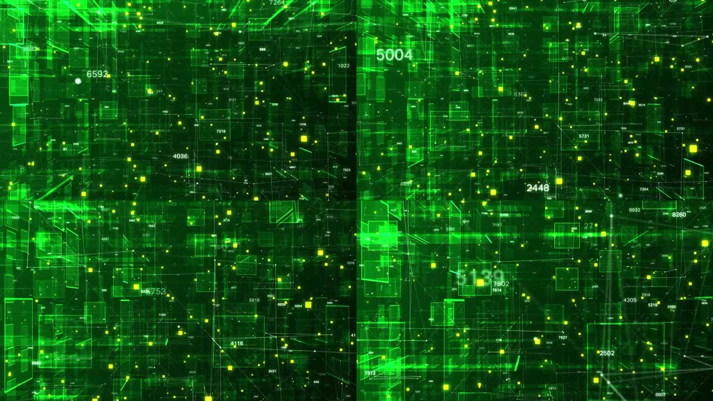 数字技术背景。空间线条光束光线