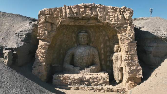 丝路遗产城佛教雕像龙门石窟莫高窟云冈石窟