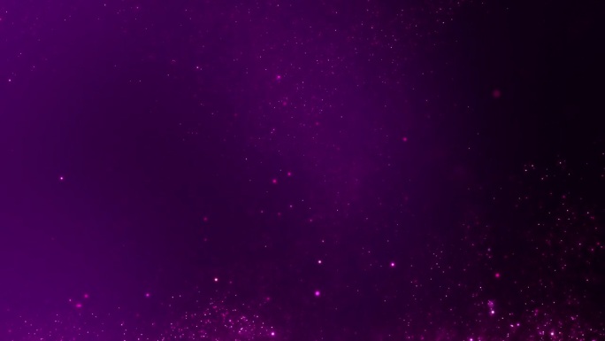 优雅的蜂群闪烁的紫色粒子星环背景
