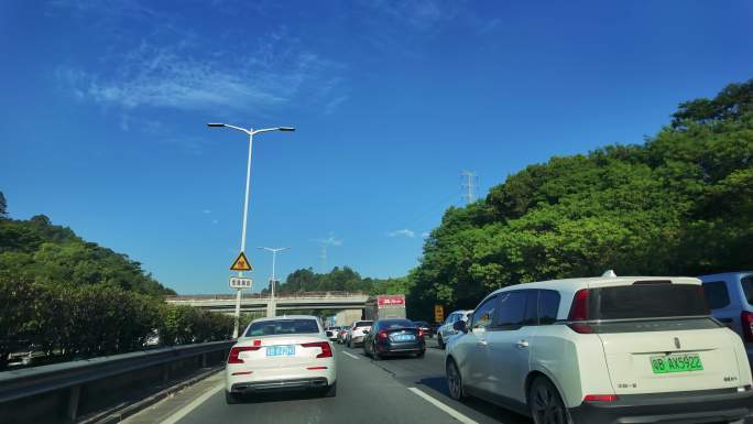 深圳交通沈海高速堵车