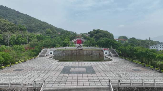 福建省漳州市南靖麒麟山公园航拍