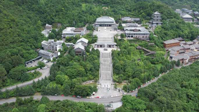 贵州省贵阳市花溪区孔学堂航拍