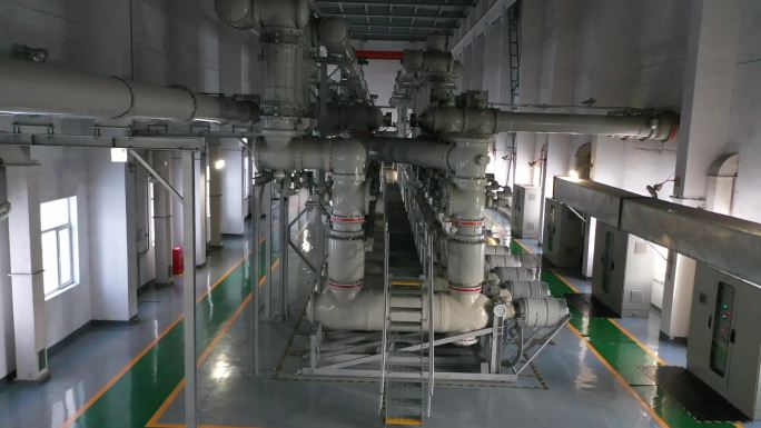 火力发电 发电机组 控制室 组合热电厂