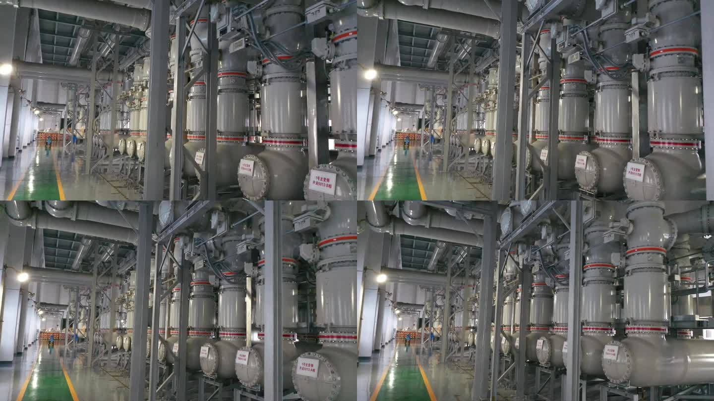 火力发电 发电机组 控制室 组合热电厂
