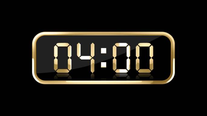 金色液晶数字顺数计时器通道10分钟