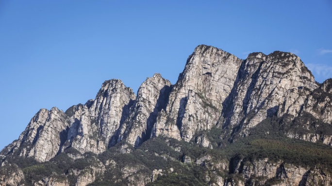 庐山五老峰清晨特写延时