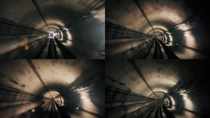 地铁隧道穿时光时空穿梭