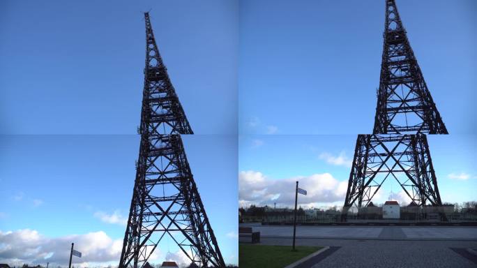 格列维斯广播塔。欧洲最高的木结构建筑，波兰