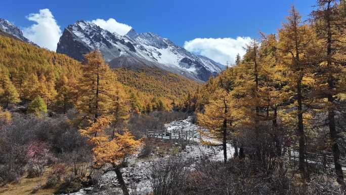 川西稻城亚丁秋景雪山合集