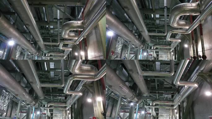 火力发电 发电机组 控制室 组合热电厂