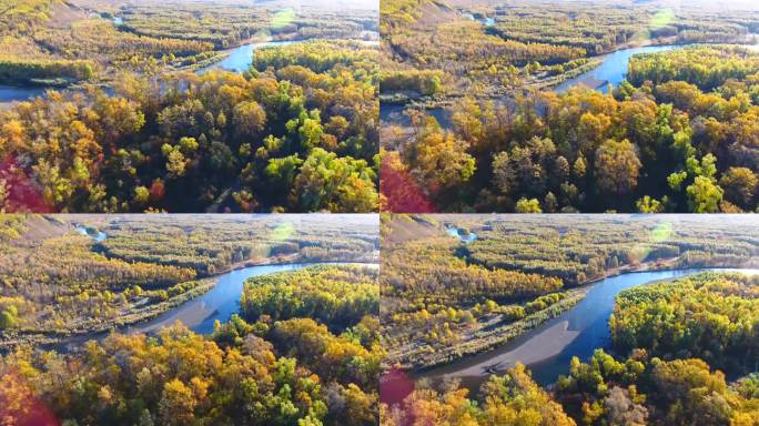 根河源国家湿地公园河流密布色彩斑斓4