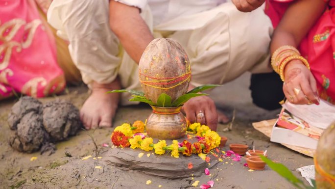 印度德里的Chhath Puja节