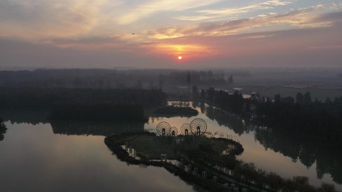 湖北仙桃梦里水乡景区