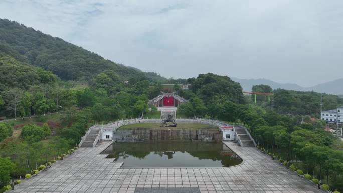 福建省漳州市南靖麒麟山公园航拍