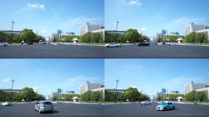 金柯桥大道沿线建筑延时摄影3