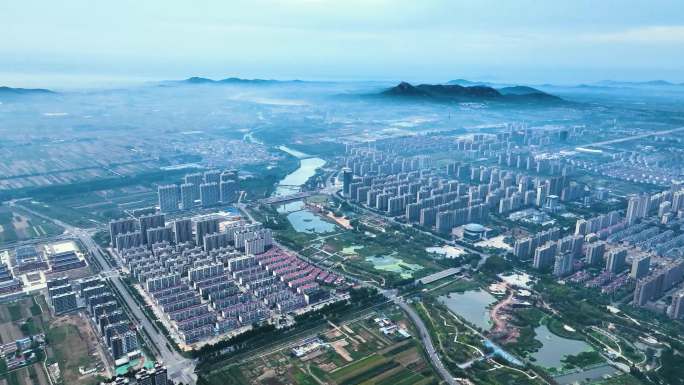 临沭县高空航拍大景