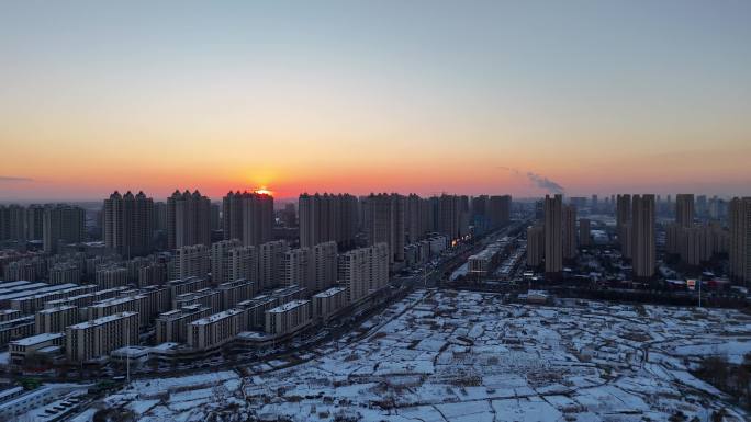 城市 人文  冬天  街景  城市 冬天