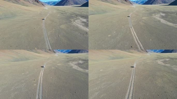 荒漠行驶 西藏阿里地区日土县