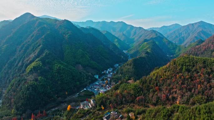 秋天的乡村美景