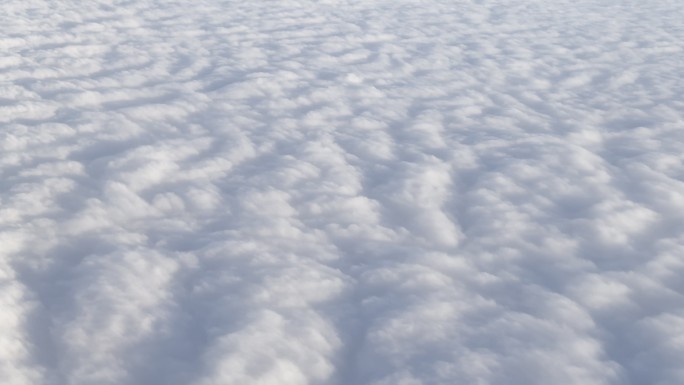 云层之上飞机航行空景合集
