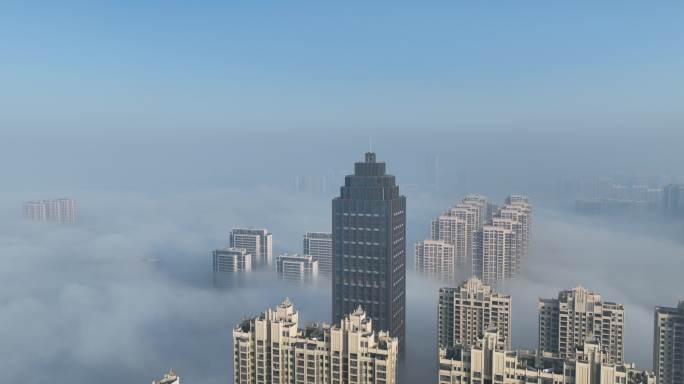 荆门城市大景 荆门城市航拍