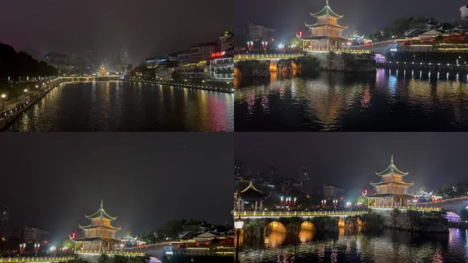 贵阳甲秀楼夜景贵阳甲秀楼夜景