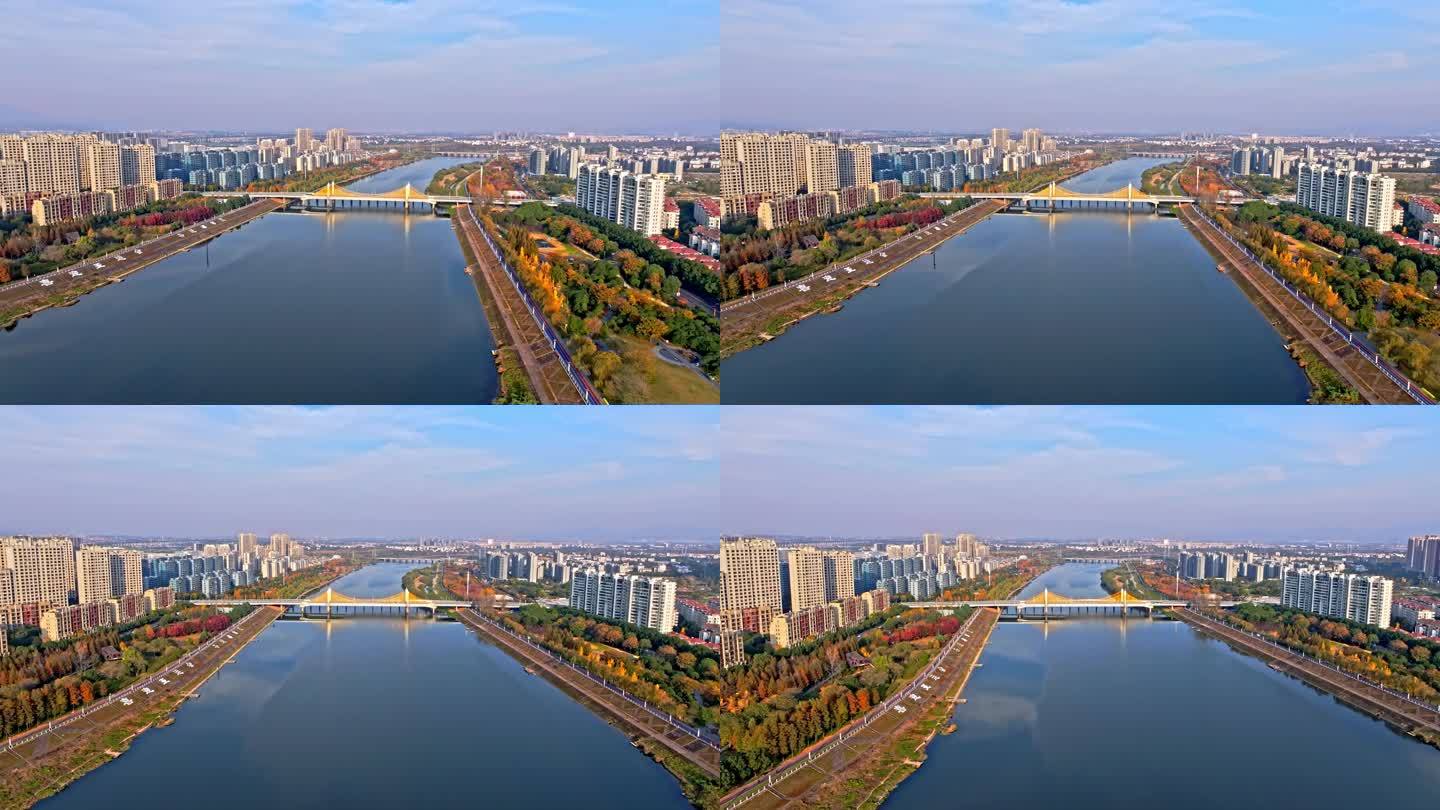 金华金东区康济桥航拍