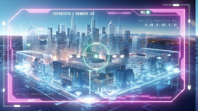 科技智慧城市智能楼宇数据中心分析大屏2