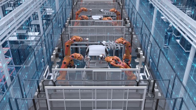 科技制造科研智慧工厂电子车间工业智能园区