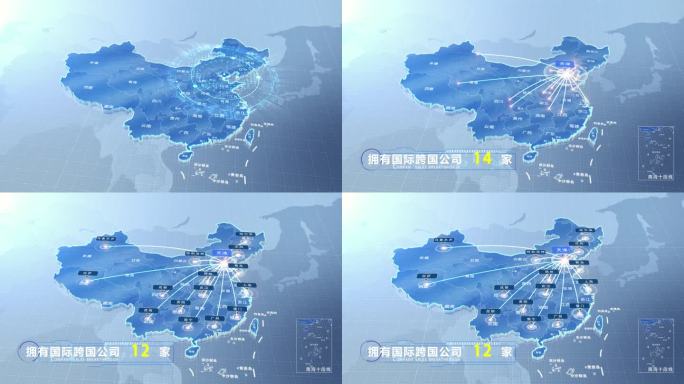 天津中国地图业务辐射范围科技线条企业产业