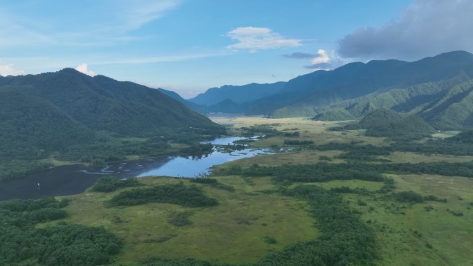 神农谷 山 山脉 平原 丘陵 自然风景