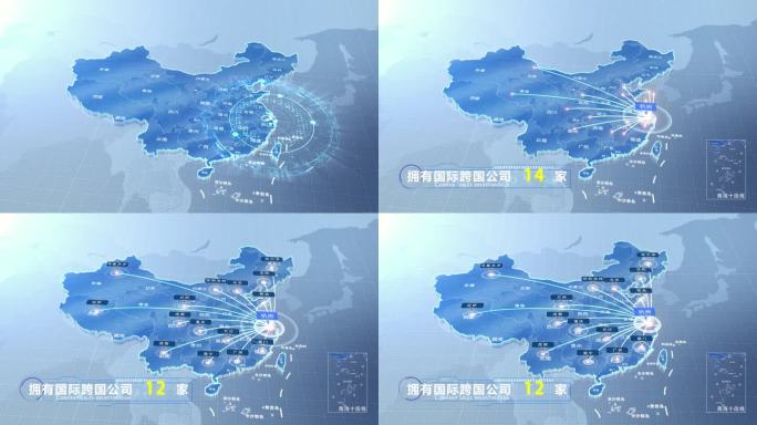 杭州中国地图业务辐射范围科技线条企业产业