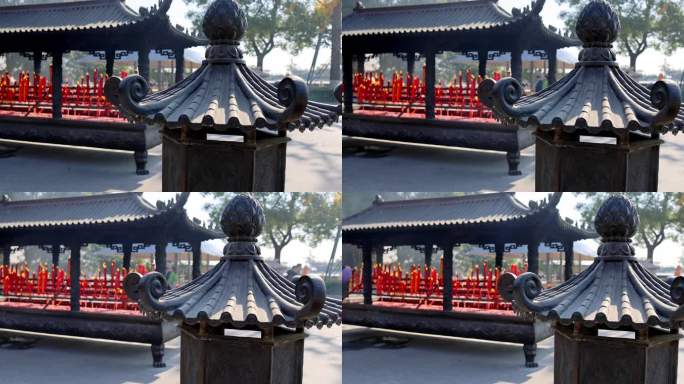 苏州重元寺香炉香火祈福