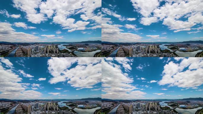 宁德市 地标 万达广场 先锋广场 塔山公