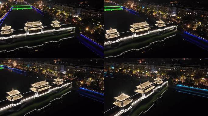 临安苕溪画廊夜景