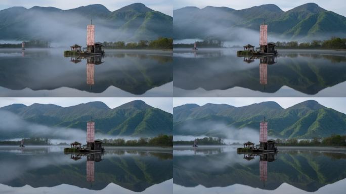 4K高清神农架大九湖湿地