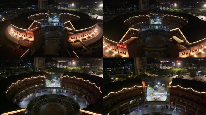 台州临海崇和门广场夜景