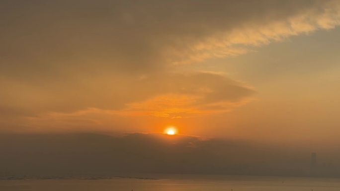 海上日出 海天一色