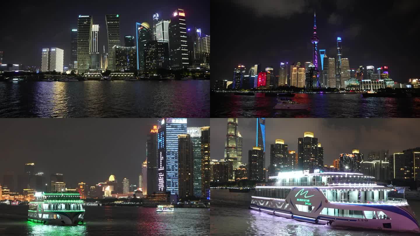 游客乘坐游轮游览上海黄浦江2