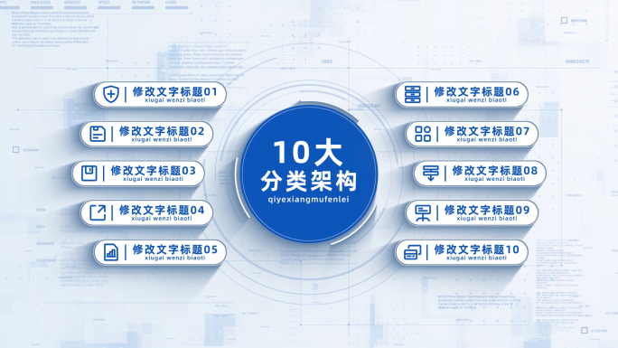 （10）简洁商务项目结构信息分类