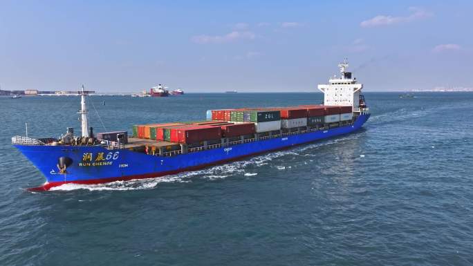 轮船货轮国际物流国际 贸易